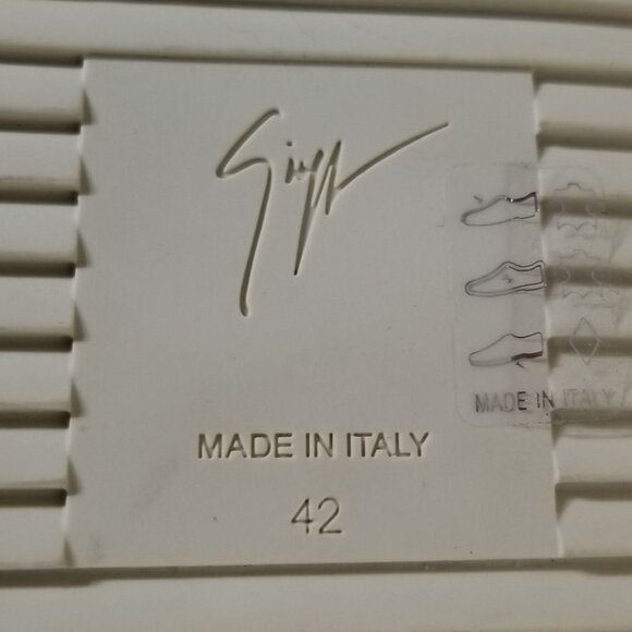 Giuseppe Zanotti x Zayn Leather Double-Zip Mid-Top Sneaker Olive Mens Size 9 /42 - Picture 10 of 11